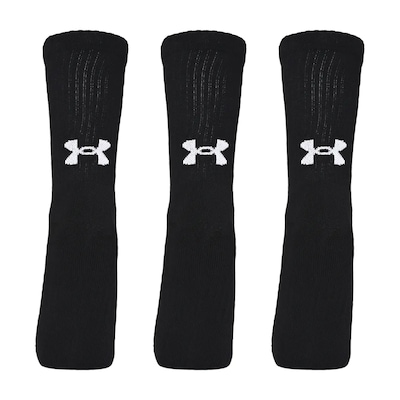 Meia Under Armour Core Cotton Crew Masculino - Foto 2