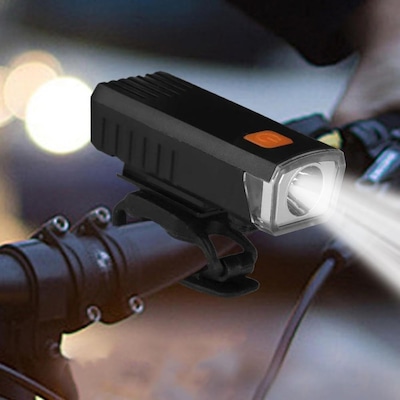 Lanterna Farol Dianteira DK Recarregável USB - Foto 2
