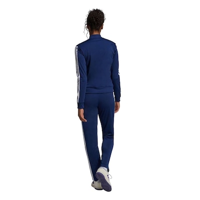 Agasalho Feminino adidas Essentials 3-Stripes - Foto 3
