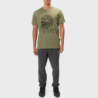 Camiseta Oakley Skull Wreck Fern Masculina - Foto 4