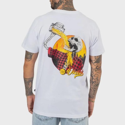 Camiseta Okdok Artistic Drinking Beer Masculina - Foto 2