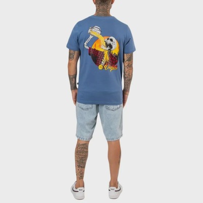 Camiseta Okdok Artistic Drinking Beer Masculina - Foto 5