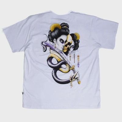 Camiseta Okdok Big Gueixa Masculina - Foto 3