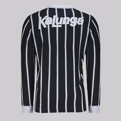 Camisa do Corinthians Manga Longa Retrô Kalunga Futfanatics Masculina - Foto 2
