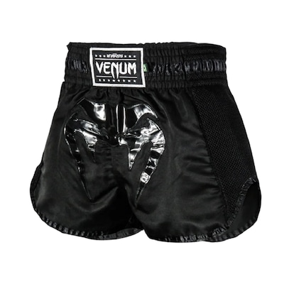 Short Muay Thai Venum Edição Elite Dark - Masculino - Foto 4