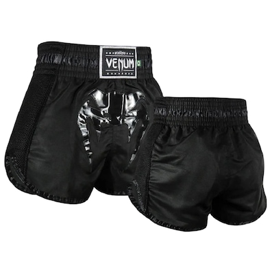 Short Muay Thai Venum Edição Elite Dark - Masculino - Foto 5