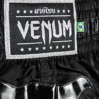 Short Muay Thai Venum Edição Elite Dark - Masculino - Foto 6