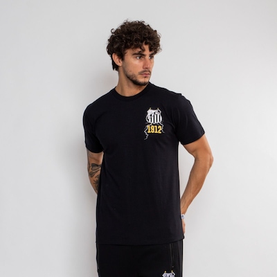 Camiseta do Santos 1912 Surf Center Oficial Escudo Masculina - Foto 2