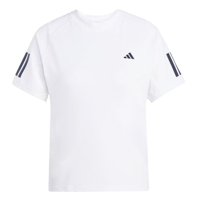 Camiseta Adidas M/C Club 3 Listras Feminina - Foto 4