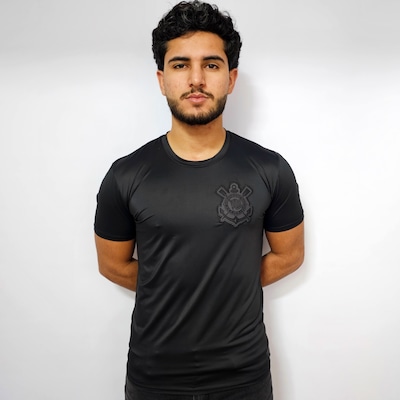 Camisa do Corinthians Bordado Coimbra Masculina - Foto 2