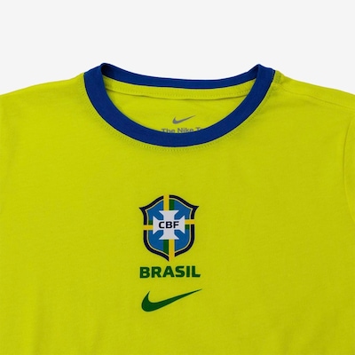 Camiseta Nike Brasil Crest Infantil - Foto 3