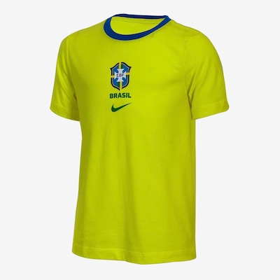 Camiseta Nike Brasil Crest Infantil - Foto 1