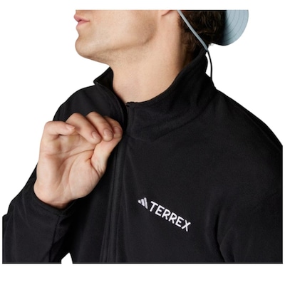 Jaqueta Masculina adidas Fleece 1/2 Zíper Multi Essentials - Foto 3