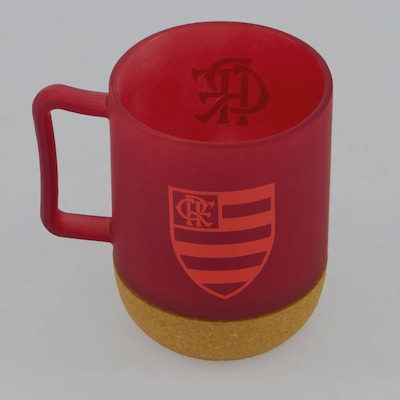 Caneca Flamengo Vidro Porta Copos Rolha - Foto 3
