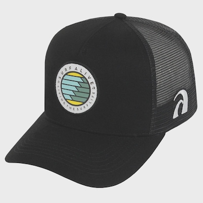 Boné Adulto Surf Alive Trucker Waves Aba Curva - Foto 3