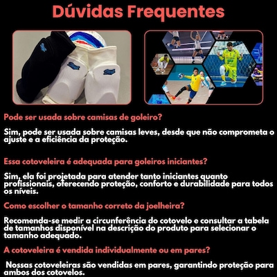 Cotoveleira de Futsal Rehr Evolution Adulto - Foto 6