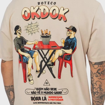 Camiseta Okdok Oversized Boteco Masculina - Foto 4