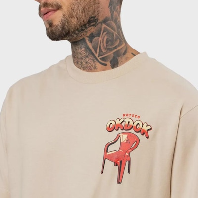 Camiseta Okdok Oversized Boteco Masculina - Foto 5