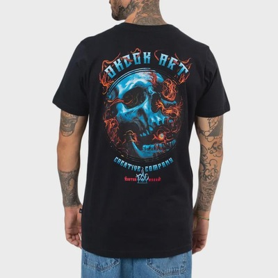 Camiseta Okdok Artistic Caveira Masculina - Foto 1