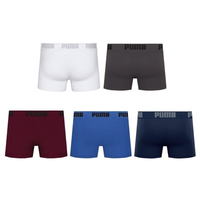 Kit 5 Cuecas Puma Boxer Sem Custura Masculina - Foto 2