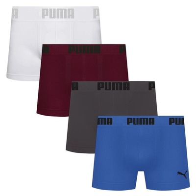 Kit 4 Cuecas Puma Boxer Sem Custura Masculina - Foto 1