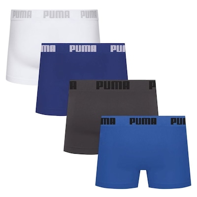 Kit 4 Cuecas Puma Boxer Sem Custura Masculina - Foto 2