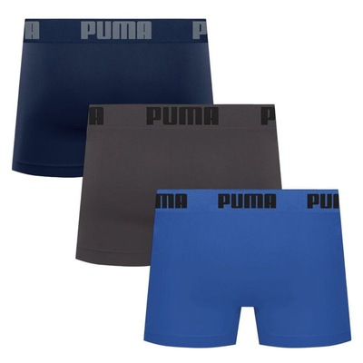 Kit 3 Cuecas Puma Boxer Sem Custura Masculina - Foto 2
