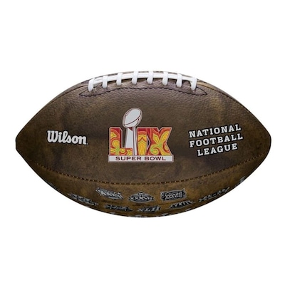 Bola de Futebol Americano Wilson NFL Super Bowl - Foto 1