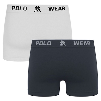 Kit 2 Cuecas Boxer Polo Wear Masculina - Foto 2