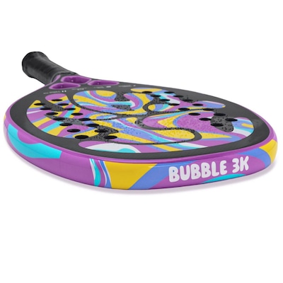 Raquete de Beach Tennis Titan Bubble Carbono 3K - Foto 6