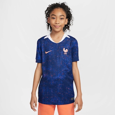 Camisa França I 2025/26 Nike Torcedor Pro Infantil - Foto 1
