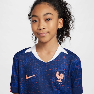 Camisa França I 2025/26 Nike Torcedor Pro Infantil - Foto 3