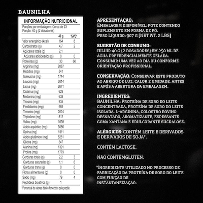 Whey Protein Darkness Nitrohard Baunilha 900g Pote - Foto 6