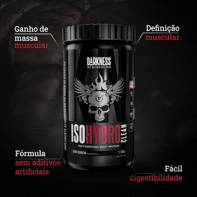 Whey Protein Darkness Iso Hydro 900g - Foto 4