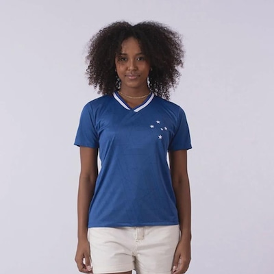 Camiseta Cruzeiro Celeste Feminina - Foto 2
