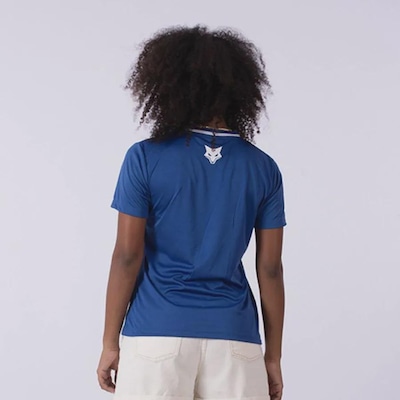 Camiseta Cruzeiro Celeste Feminina - Foto 3