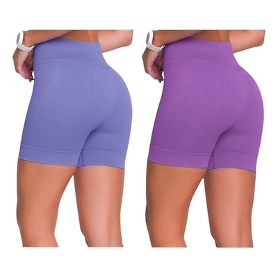 Shorts Selene Sem Costura - 2 Unidades - Feminino - Foto 2