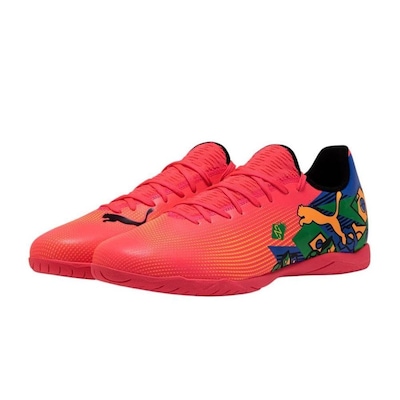 Chuteira Futsal Adulto Puma Future 7 Play Neymar Jr NJR IT BDP - Foto 5