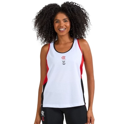 Camiseta Regata do Flamengo Braziline Unir Feminina - Foto 1