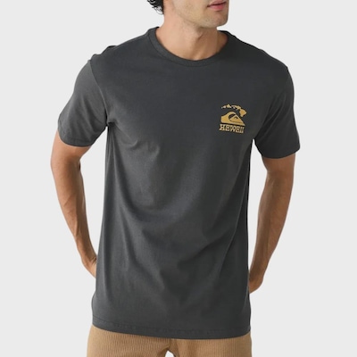 Camiseta Masculina Quiksilver Swell Line - Foto 1