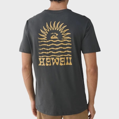 Camiseta Masculina Quiksilver Swell Line - Foto 2