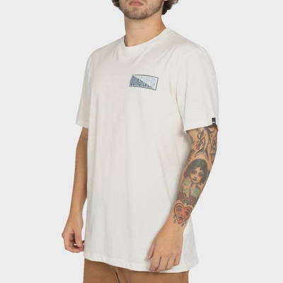 Camiseta Masculina Quiksilver Crossed Out Snow - Foto 3