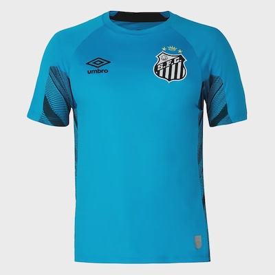 Camisa Masculina de Goleiro do Santos Oficial 1 2025 Umbro - Foto 1