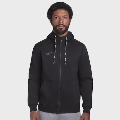 Jaqueta de Moletom Masculina Mizuno Zipper - Foto 1