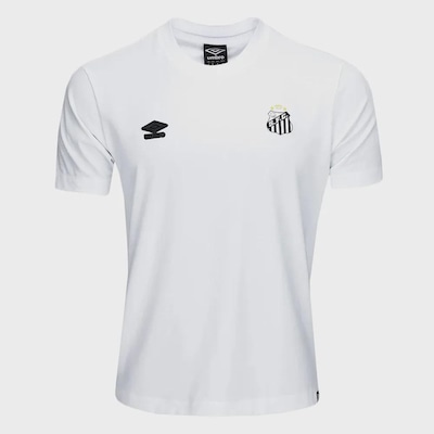 Camisa de Concentração Masculina do Santos 2025 Umbro - Foto 1