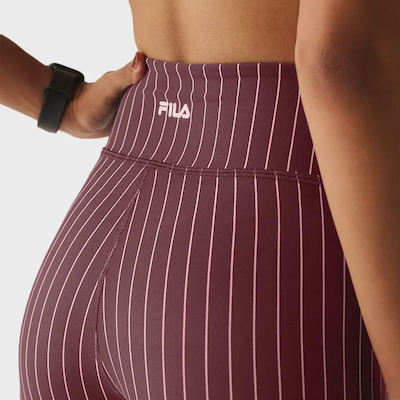 Calça Legging Feminina Fila Future Sports Pinstripes Flow - Foto 4