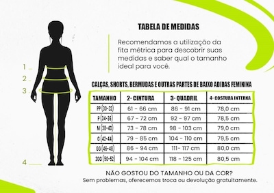 Bermuda Feminina adidas 3 Listras Com Bolso - Foto 5