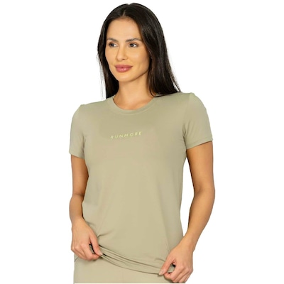 Camiseta Run More Fit Collection Feminina - Foto 1