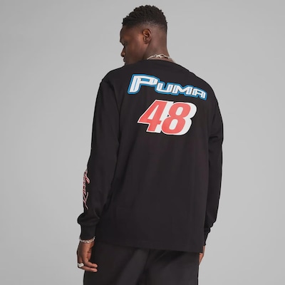 Camiseta Manga Longa Masculina Puma Graphics Brocoli - Foto 2