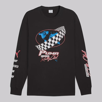 Camiseta Manga Longa Masculina Puma Graphics Brocoli - Foto 3